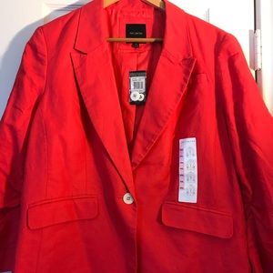 Limited Coral colored blazer, jacket, suit top